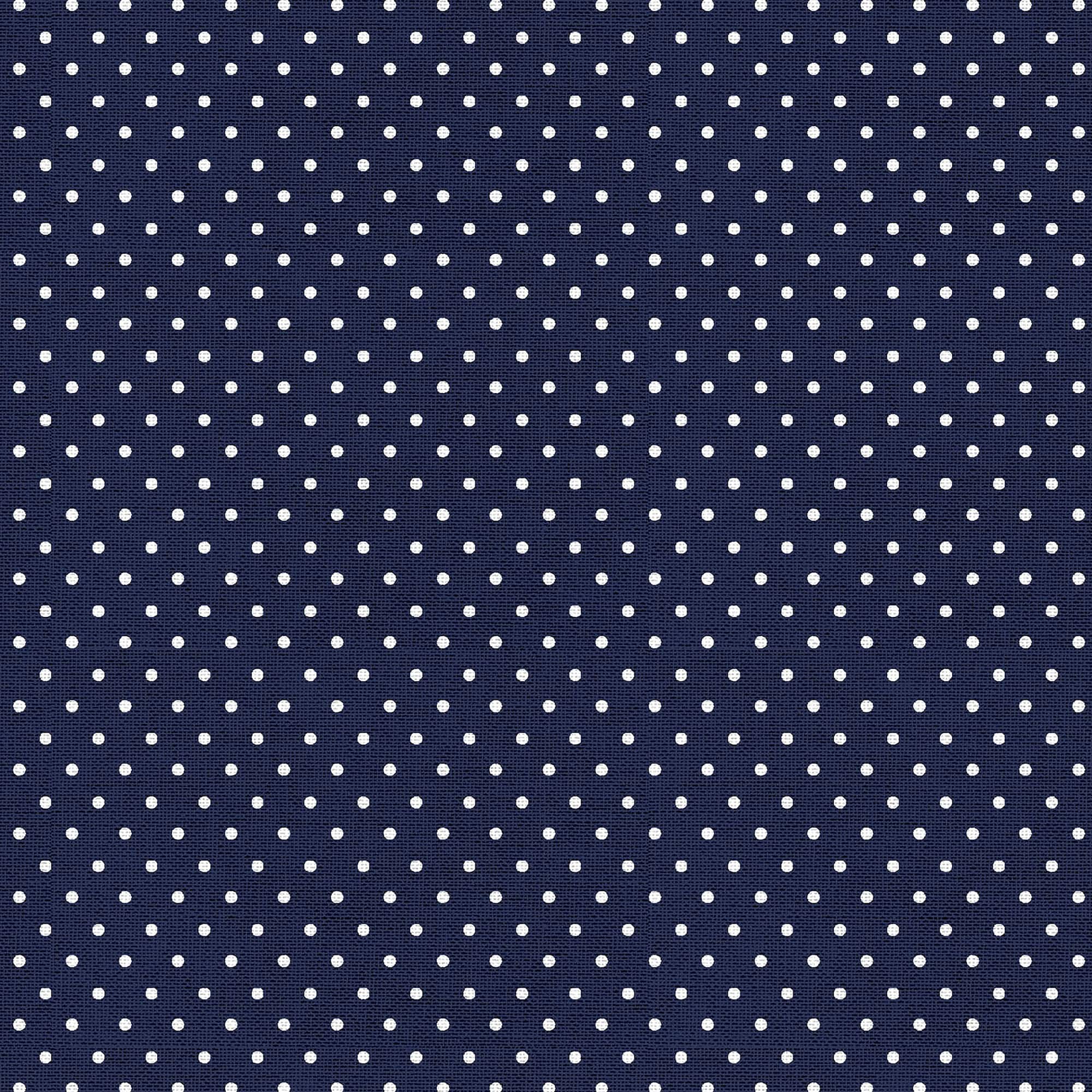 Fabric Editions Navy Pin Dot Cotton Fabric
